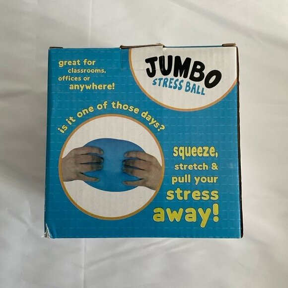 Jumbo Blue Stress Ball NWT - Picture 2 of 6